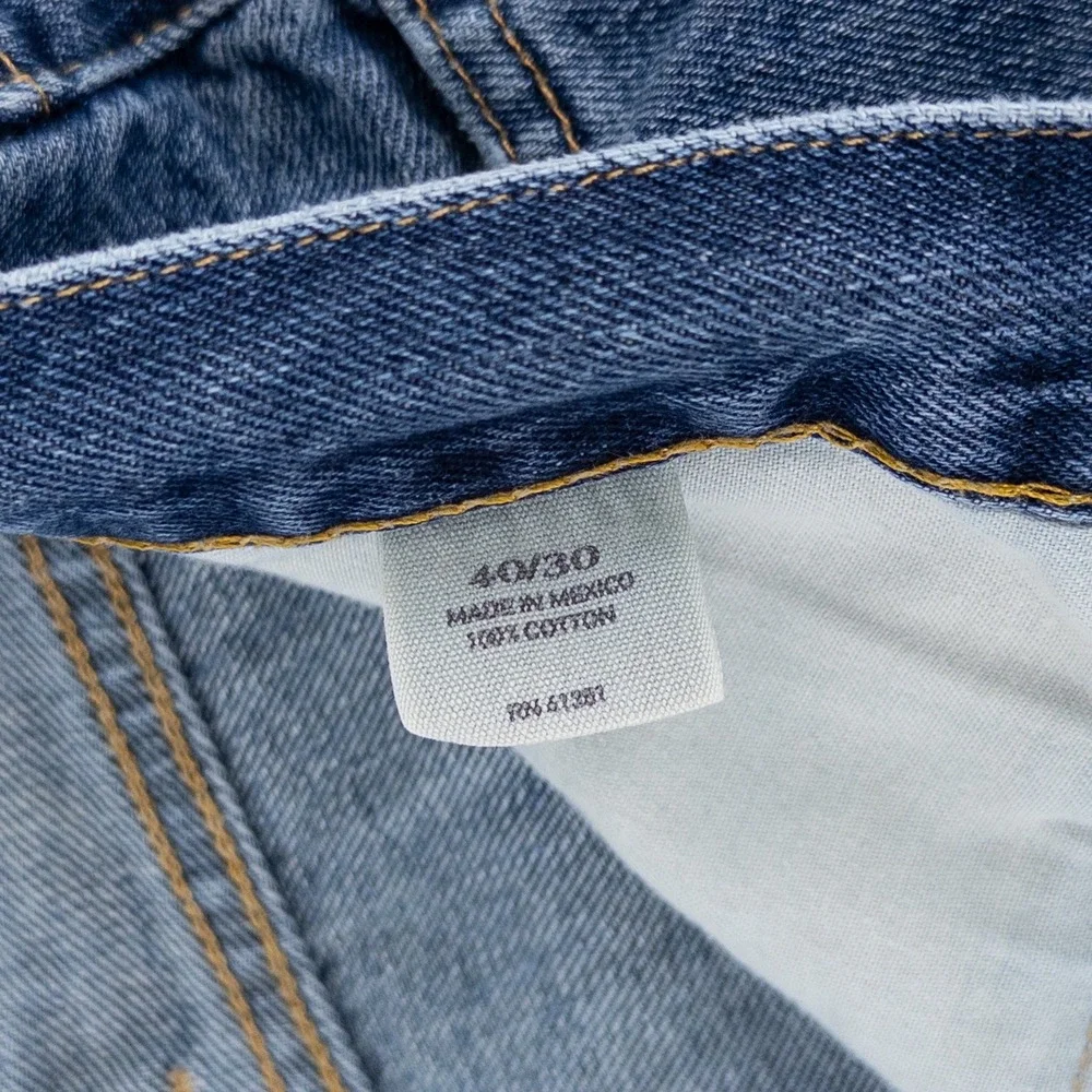 Polo Ralph Lauren Mens 40x30 Hampton Straight Jeans Blue Denim Americana Preppy
